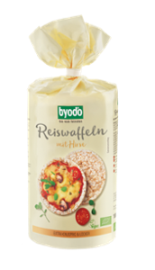 Reiswaffeln mit Hirse